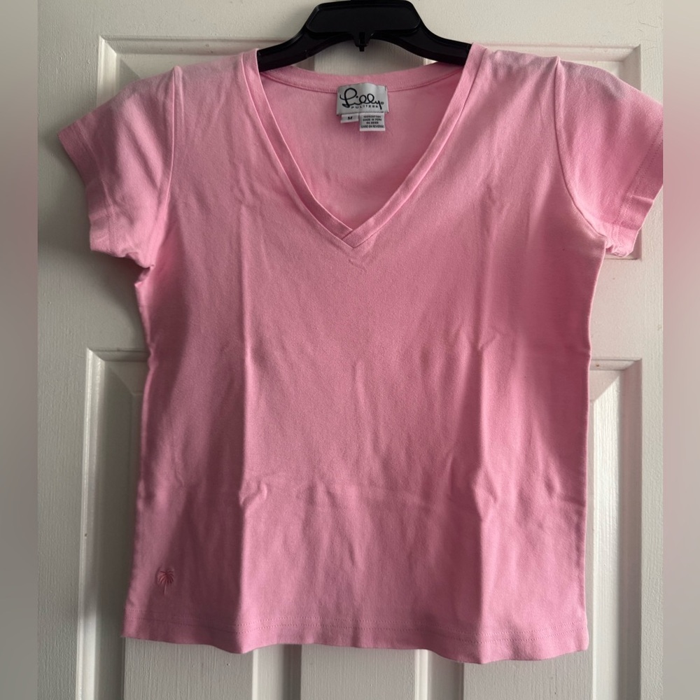 Lilly Pulitzer Pink Cotton Top